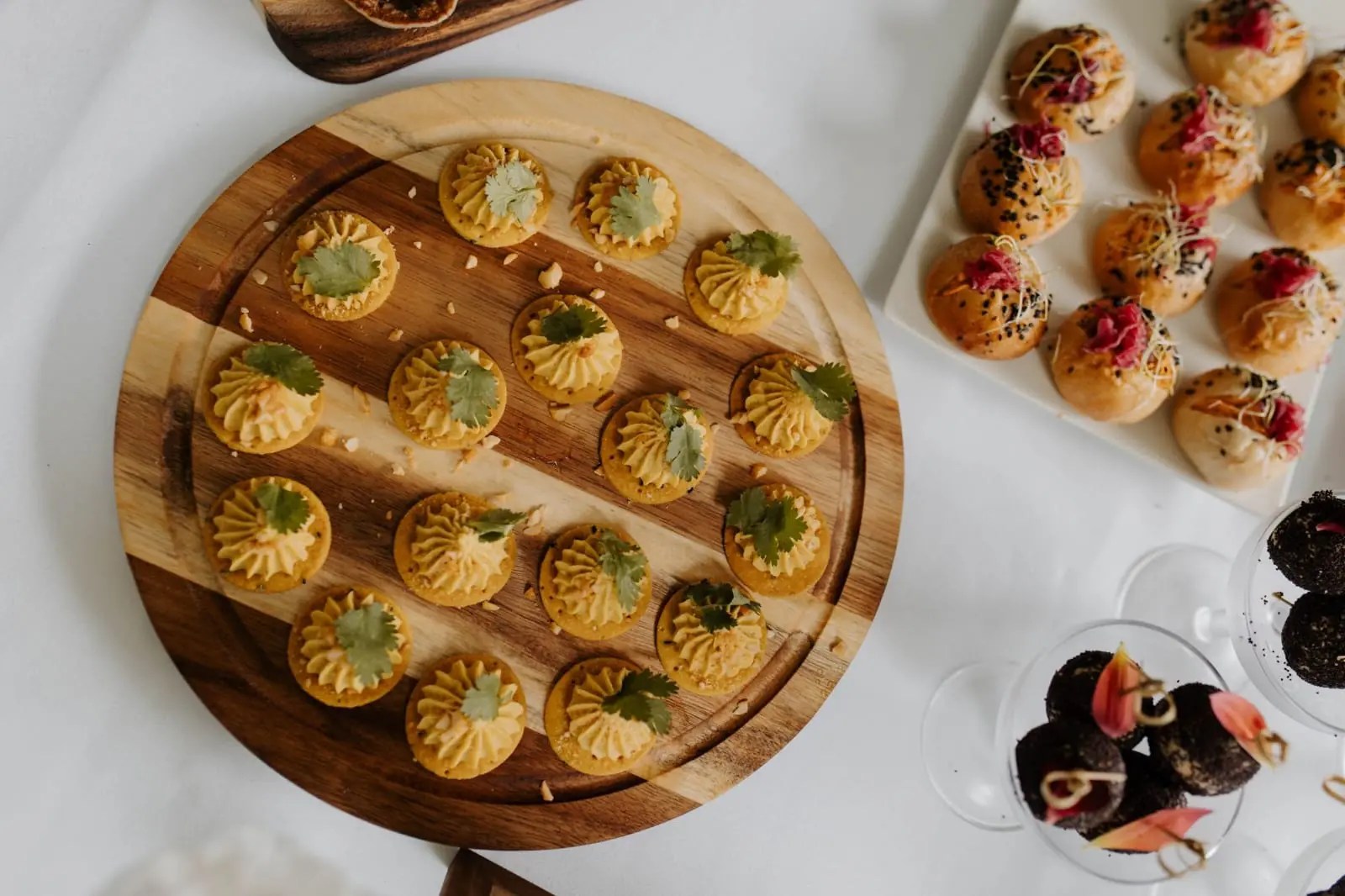 Bar à tartinades végétal pour mariage et réception dans le Morbihan