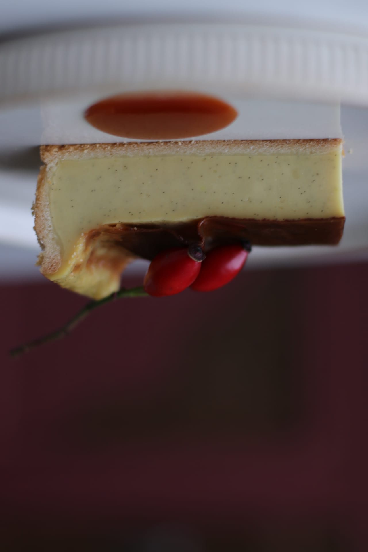 Flan vegan infusé vanille