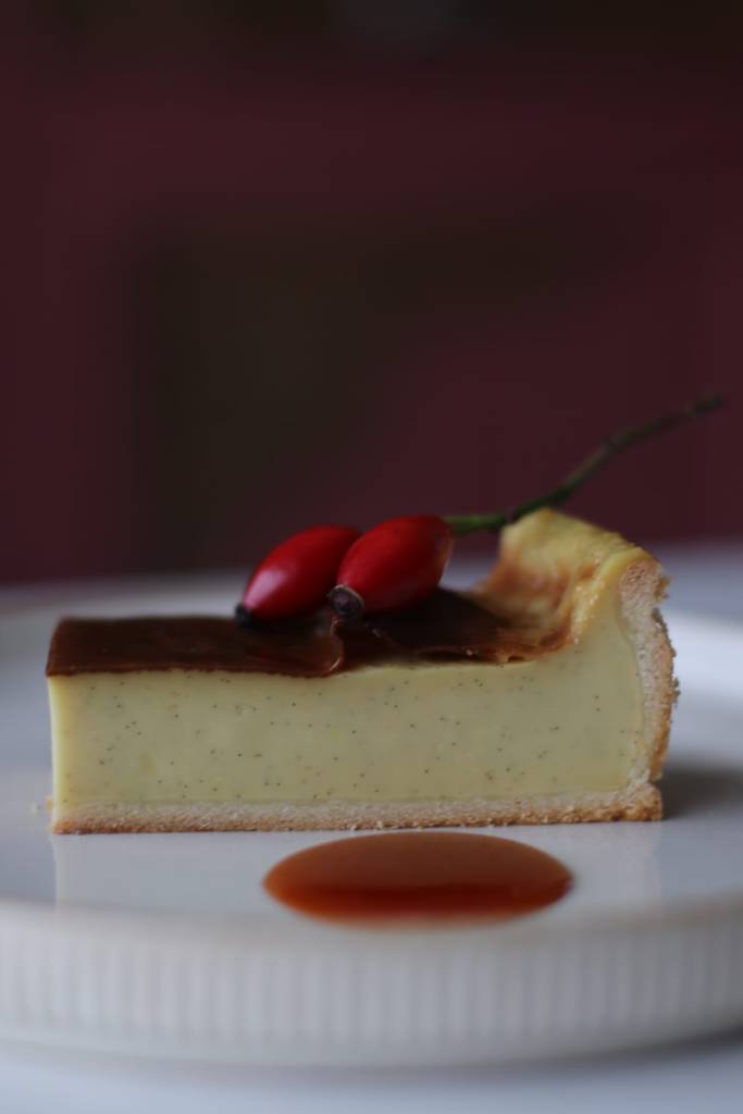 Flan vegan infusé vanille